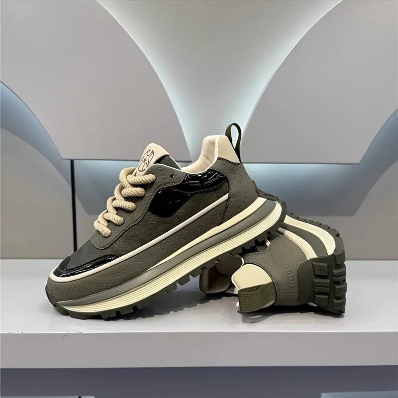 1 Pair of High - Top Casual Shoes, Comfortable, Warm, Simple and Stylish, Suitable for People Who Pursue Casual Fashion Sense, Dai - Fashion Palace Royal™