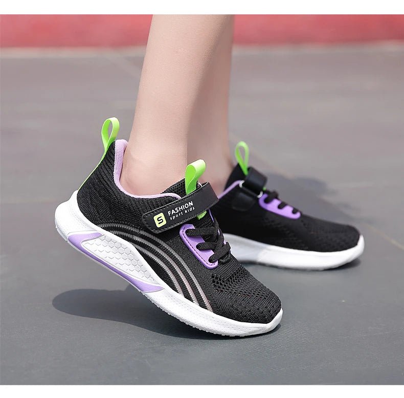 2025 Girls Casual Shoes Child White Mesh Sneakers Student Kids Summer Sock Footwear Fashion Children Sport Shoes Running Autumn - Fashion Palace Royal™