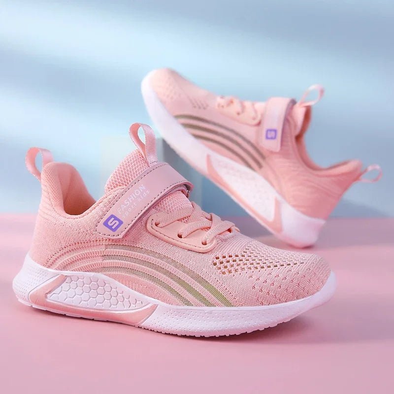 2025 Girls Casual Shoes Child White Mesh Sneakers Student Kids Summer Sock Footwear Fashion Children Sport Shoes Running Autumn - Fashion Palace Royal™