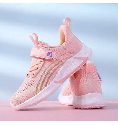 2025 Girls Casual Shoes Child White Mesh Sneakers Student Kids Summer Sock Footwear Fashion Children Sport Shoes Running Autumn - Fashion Palace Royal™