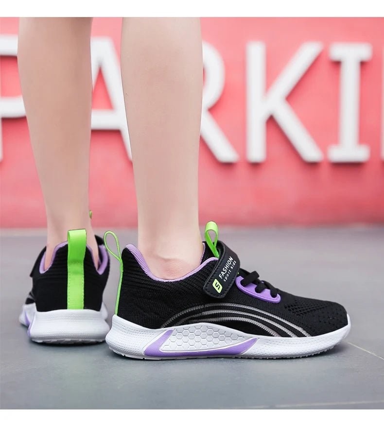 2025 Girls Casual Shoes Child White Mesh Sneakers Student Kids Summer Sock Footwear Fashion Children Sport Shoes Running Autumn - Fashion Palace Royal™