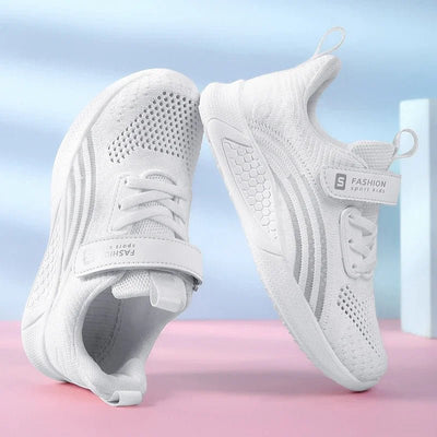 2025 Girls Casual Shoes Child White Mesh Sneakers Student Kids Summer Sock Footwear Fashion Children Sport Shoes Running Autumn - Fashion Palace Royal™