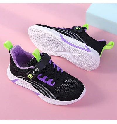 2025 Girls Casual Shoes Child White Mesh Sneakers Student Kids Summer Sock Footwear Fashion Children Sport Shoes Running Autumn - Fashion Palace Royal™