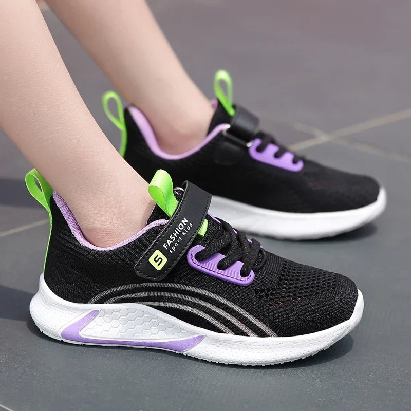2025 Girls Casual Shoes Child White Mesh Sneakers Student Kids Summer Sock Footwear Fashion Children Sport Shoes Running Autumn - Fashion Palace Royal™