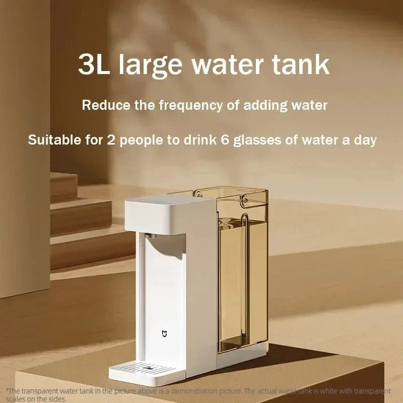 2025 New Xiaomi Mijia instant hot water dispenser S1 3L small fast hot drinking integrated desktop water dispenser home office - Fashion Palace Royal™