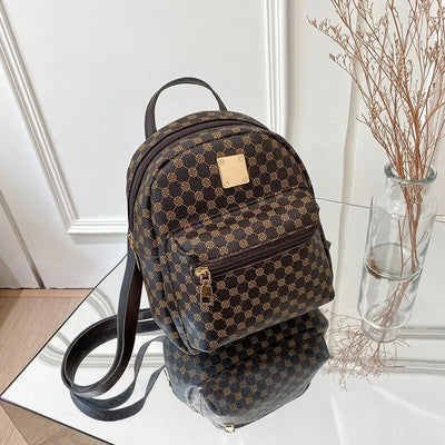 Classic Women Backpack Fashion School Bags Female Daily Shopping Girl Backpacks Schoolbags -  Fashion Palace™