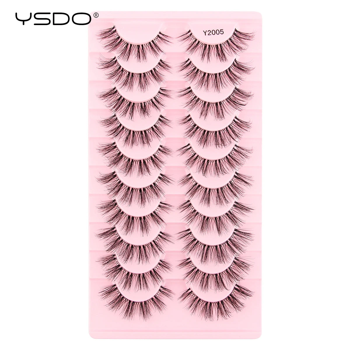YSDO Fluffy False Eyelashes 3/10 Pairs Natural Cat Eye Lashes Wispy Faux 3d Mink Lashes Makeup Tools Thick Soft Curly Eyelashes -  Fashion Palace™