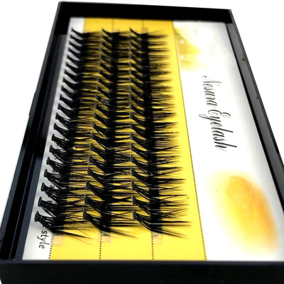 HBZGTLAD New 20D L Curl Super Cluster Eyelash Extension Natural Mink Eyelash Individual Lashes Makeup Tools Cilias Volume -  Fashion Palace™
