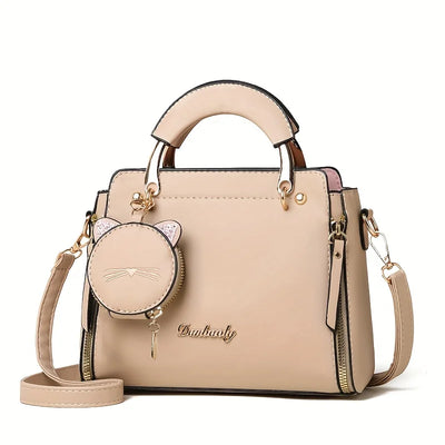 Fashion Handbag for Women Ladies Top Handle Satchel Shoulder Bags Cat Purse -  Fashion Palace™
