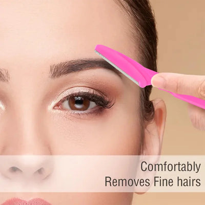 12 Pcs Mix Color Eyebrow Razor Women Face And Body Safe Trimmer Hair Shaver Eye Brow Remover With Cover Small Makeup Tools Set -  Fashion Palace™