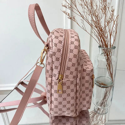 Classic Women Backpack Fashion School Bags Female Daily Shopping Girl Backpacks Schoolbags -  Fashion Palace™