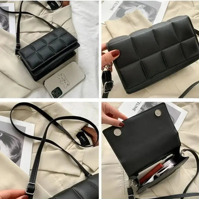 Fashion Brand Designer Women Shoulder Bag Small PU Leather Female Crossbody Bag Trend Classic Handle Handbag Women -  Fashion Palace™
