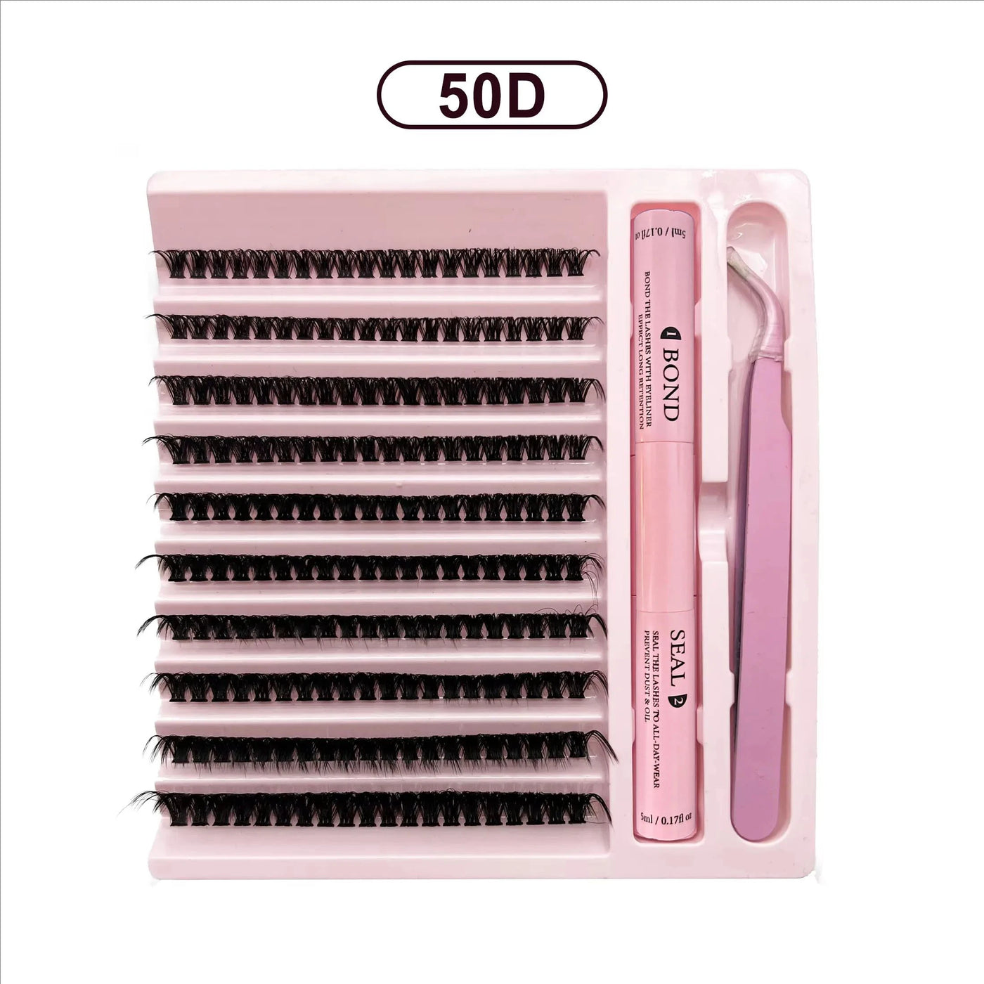 MJ DIY Lashes Extension Kit Eyelashes 200 PCS Clusters Lash Bond and Seal Makeup Tools for Gluing Lashes Gluing Glue Accessories -  Fashion Palace™