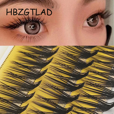 HBZGTLAD New 20D L Curl Super Cluster Eyelash Extension Natural Mink Eyelash Individual Lashes Makeup Tools Cilias Volume -  Fashion Palace™