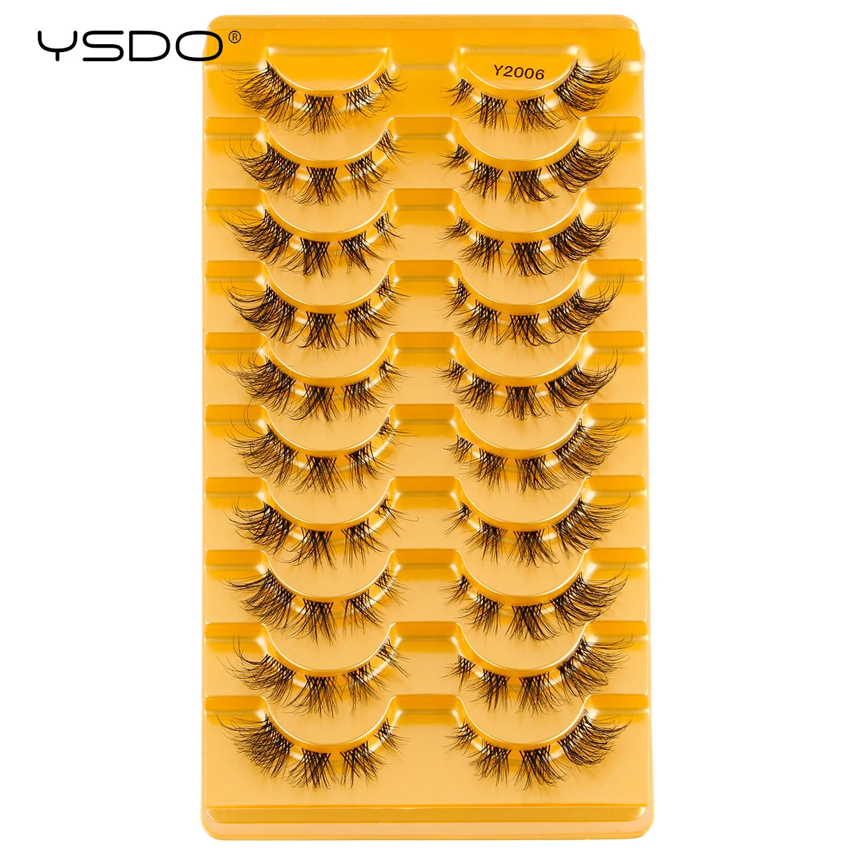 YSDO Fluffy False Eyelashes 3/10 Pairs Natural Cat Eye Lashes Wispy Faux 3d Mink Lashes Makeup Tools Thick Soft Curly Eyelashes -  Fashion Palace™