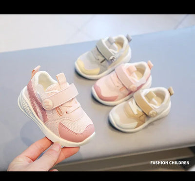 0-3 Years Baby Casual Shoes Toddler Sneakers Infant Newborn Outdoor First Walkers Breathable Anti-slip Baby Boy Girl Sport Shoes