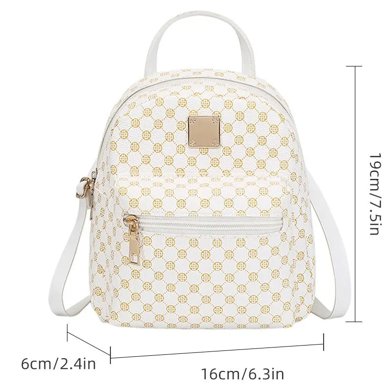 Classic Women Backpack Fashion School Bags Female Daily Shopping Girl Backpacks Schoolbags -  Fashion Palace™