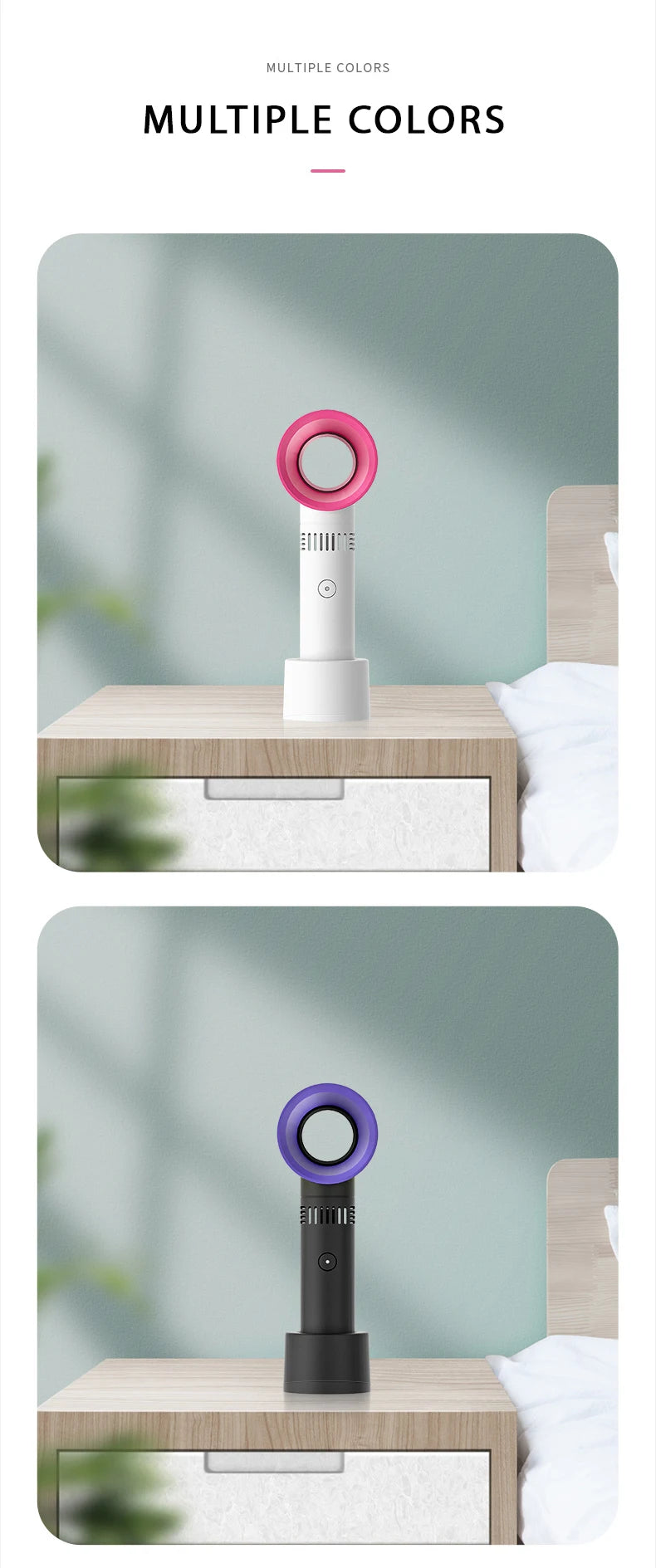 1 Pcs USB Rechargeable Eyelash Blower Plant False Eyelash Leafless Fan Portable Eyelash Extension Quick Dry Female Makeup Tools