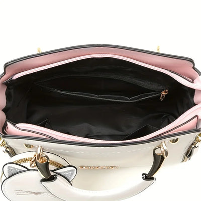 Fashion Handbag for Women Ladies Top Handle Satchel Shoulder Bags Cat Purse -  Fashion Palace™