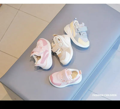 0-3 Years Baby Casual Shoes Toddler Sneakers Infant Newborn Outdoor First Walkers Breathable Anti-slip Baby Boy Girl Sport Shoes