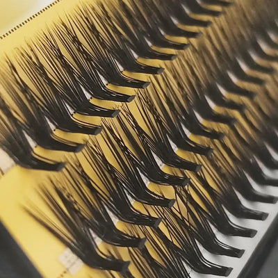 HBZGTLAD New 20D L Curl Super Cluster Eyelash Extension Natural Mink Eyelash Individual Lashes Makeup Tools Cilias Volume -  Fashion Palace™