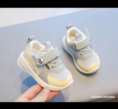 0-3 Years Baby Casual Shoes Toddler Sneakers Infant Newborn Outdoor First Walkers Breathable Anti-slip Baby Boy Girl Sport Shoes