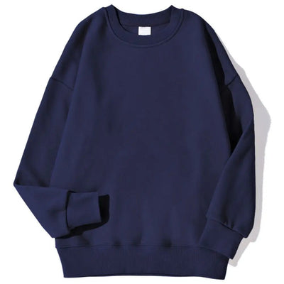 Autumn Winter Womens Solid Hoodie Fashion Warm Fleece Pullover Soft Breathable O - Neck Sweatshirt Casual Oversize Female Clothes - Fashion Palace Royal™