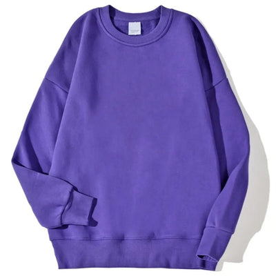 Autumn Winter Womens Solid Hoodie Fashion Warm Fleece Pullover Soft Breathable O - Neck Sweatshirt Casual Oversize Female Clothes - Fashion Palace Royal™