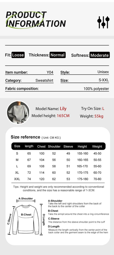 Autumn Winter Womens Solid Hoodie Fashion Warm Fleece Pullover Soft Breathable O - Neck Sweatshirt Casual Oversize Female Clothes - Fashion Palace Royal™