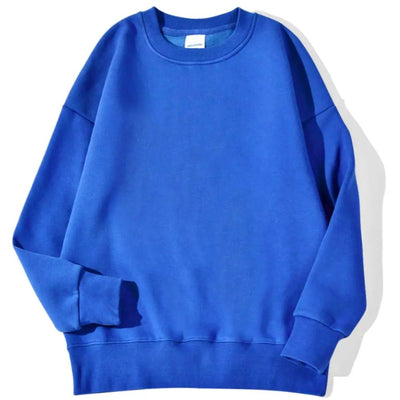 Autumn Winter Womens Solid Hoodie Fashion Warm Fleece Pullover Soft Breathable O - Neck Sweatshirt Casual Oversize Female Clothes - Fashion Palace Royal™