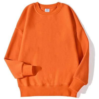 Autumn Winter Womens Solid Hoodie Fashion Warm Fleece Pullover Soft Breathable O - Neck Sweatshirt Casual Oversize Female Clothes - Fashion Palace Royal™