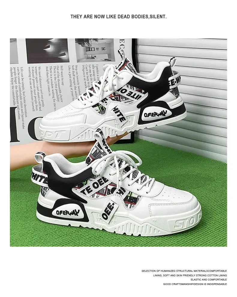 Men's Shoes Summer 2025 New Trend Sports Shoes Breathable Increase The Height of Small White Shoes with All Fashion Casual Shoes - Fashion Palace Royal™