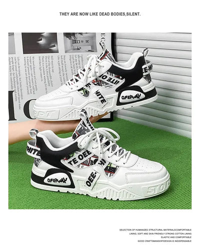 Men's Shoes Summer 2025 New Trend Sports Shoes Breathable Increase The Height of Small White Shoes with All Fashion Casual Shoes - Fashion Palace Royal™