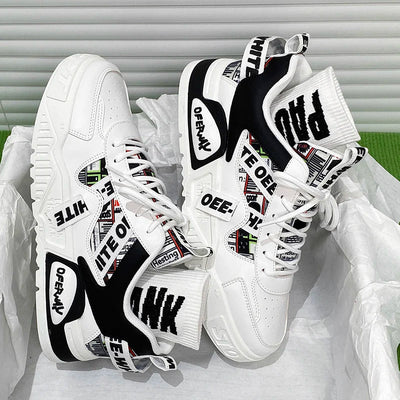 Men's Shoes Summer 2025 New Trend Sports Shoes Breathable Increase The Height of Small White Shoes with All Fashion Casual Shoes - Fashion Palace Royal™
