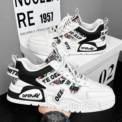 Men's Shoes Summer 2025 New Trend Sports Shoes Breathable Increase The Height of Small White Shoes with All Fashion Casual Shoes - Fashion Palace Royal™