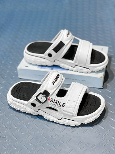 Men's Summer Thick - Soled Sandals, Casual Open - Toe Soft - Soled Shoes, Comfortable Slippers, Bathroom Slip - On Shoes - Fashion Palace Royal™