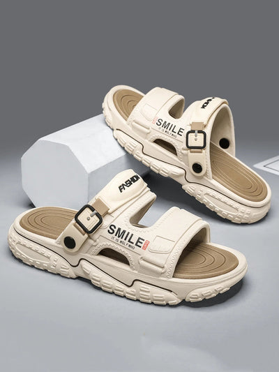 Men's Summer Thick - Soled Sandals, Casual Open - Toe Soft - Soled Shoes, Comfortable Slippers, Bathroom Slip - On Shoes - Fashion Palace Royal™