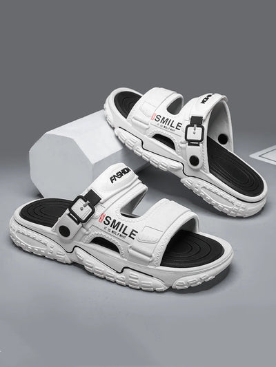 Men's Summer Thick - Soled Sandals, Casual Open - Toe Soft - Soled Shoes, Comfortable Slippers, Bathroom Slip - On Shoes - Fashion Palace Royal™