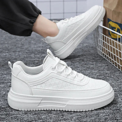 Outdoor Platform Men Casual Sneakers Fashion White Runing Shoes Breathable Mens Sport Shoes Light Walking Shoes Tennis Shoes - Fashion Palace Royal™