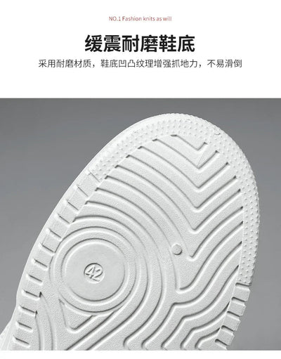 Outdoor Platform Men Casual Sneakers Fashion White Runing Shoes Breathable Mens Sport Shoes Light Walking Shoes Tennis Shoes - Fashion Palace Royal™