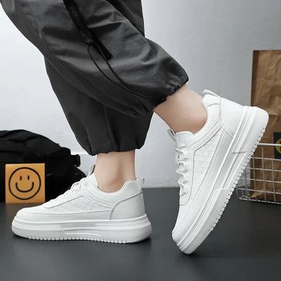 Outdoor Platform Men Casual Sneakers Fashion White Runing Shoes Breathable Mens Sport Shoes Light Walking Shoes Tennis Shoes - Fashion Palace Royal™