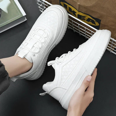 Outdoor Platform Men Casual Sneakers Fashion White Runing Shoes Breathable Mens Sport Shoes Light Walking Shoes Tennis Shoes - Fashion Palace Royal™