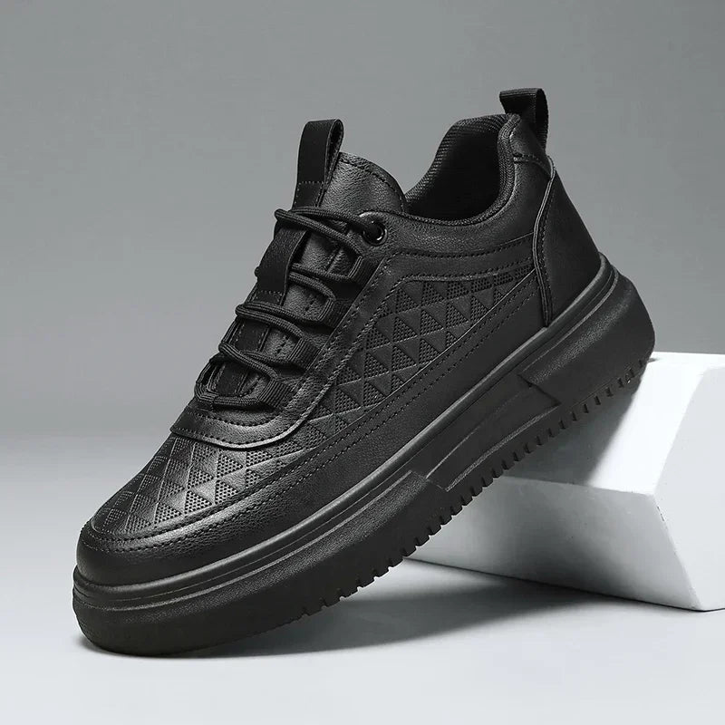 Outdoor Platform Men Casual Sneakers Fashion White Runing Shoes Breathable Mens Sport Shoes Light Walking Shoes Tennis Shoes - Fashion Palace Royal™