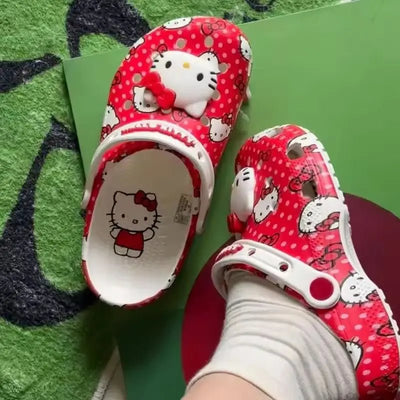 Sanrio Hello Kitty Pochacco Melody Summer Children Cartoon Children Slipper Nonslip Soft Soled Wrap Toe Sandal Holiday Gift ﻿ - Fashion Palace Royal™
