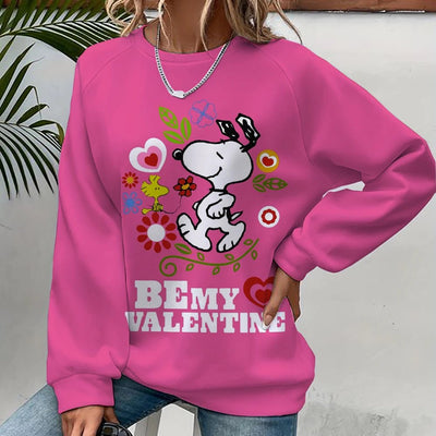 Snoopy Cartoon Anime Women's Hoodie Spring and Autumn Edition Women's Round Neck Hoodie 2024 New Casual Couple Sportswear Top - Fashion Palace Royal™