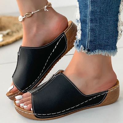 Summer Sandals Women Shoes Elegant Walking Shoes Party Ladies Shoes Wedge Sandals For Women Outdoor Footwear Female Women Sandal - Fashion Palace Royal™