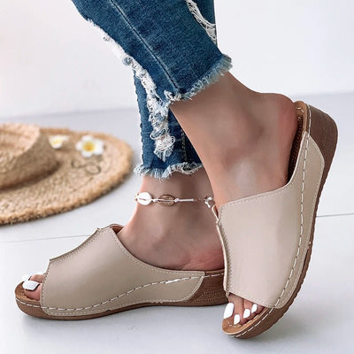 Summer Sandals Women Shoes Elegant Walking Shoes Party Ladies Shoes Wedge Sandals For Women Outdoor Footwear Female Women Sandal - Fashion Palace Royal™