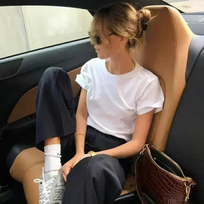 The 2025 New Summer T-shirts Are Made of Pure Cotton with Fashionable Printsand Are Loose and Comfortable for Both Men and Women - Fashion Palace Royal™