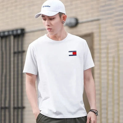 The 2025 New Summer T-shirts Are Made of Pure Cotton with Fashionable Printsand Are Loose and Comfortable for Both Men and Women - Fashion Palace Royal™