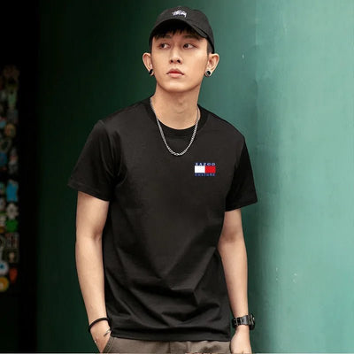 The 2025 New Summer T-shirts Are Made of Pure Cotton with Fashionable Printsand Are Loose and Comfortable for Both Men and Women - Fashion Palace Royal™